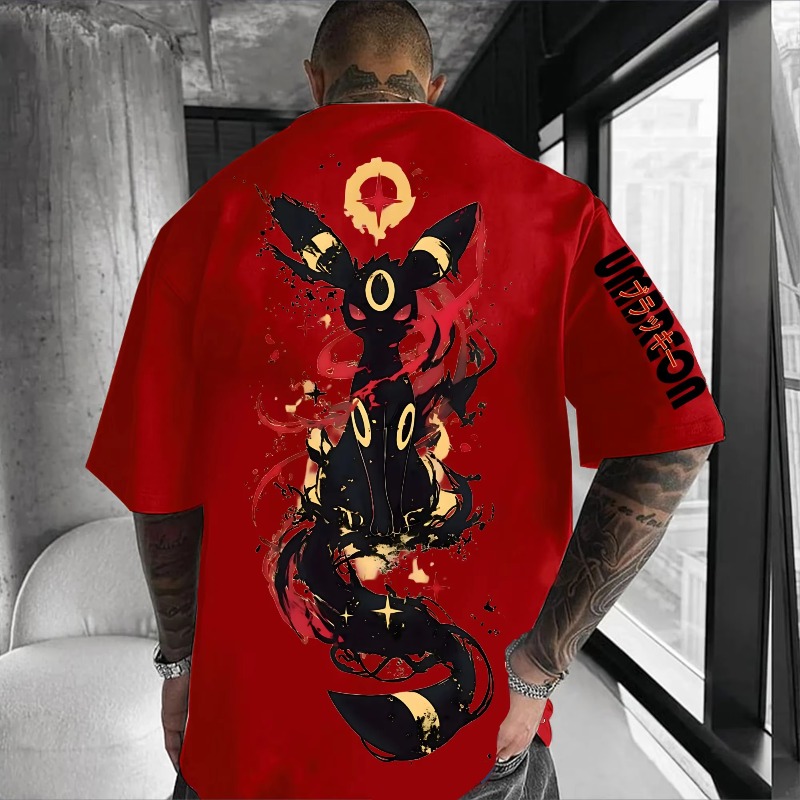 Streetwear Clothing Brands - Pokémon Co-branded Print T-shirt 2025 Summer