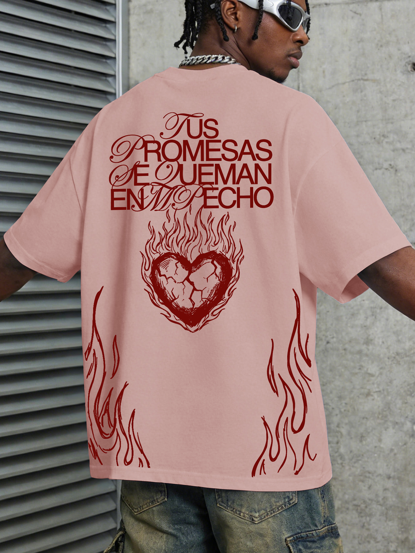 Men's Oversized Gothic Streetw - Streetwear Brand Quotes reseña y precio