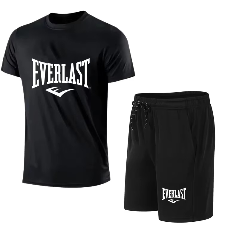 EVERLAST Men's T-shirt + Short - Streetwear Brand T Shirt reseña y precio