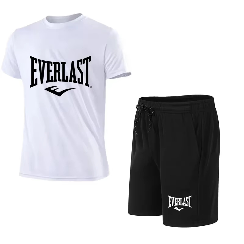 EVERLAST Men's T-shirt + Short - Streetwear Brand T Shirt reseña y precio