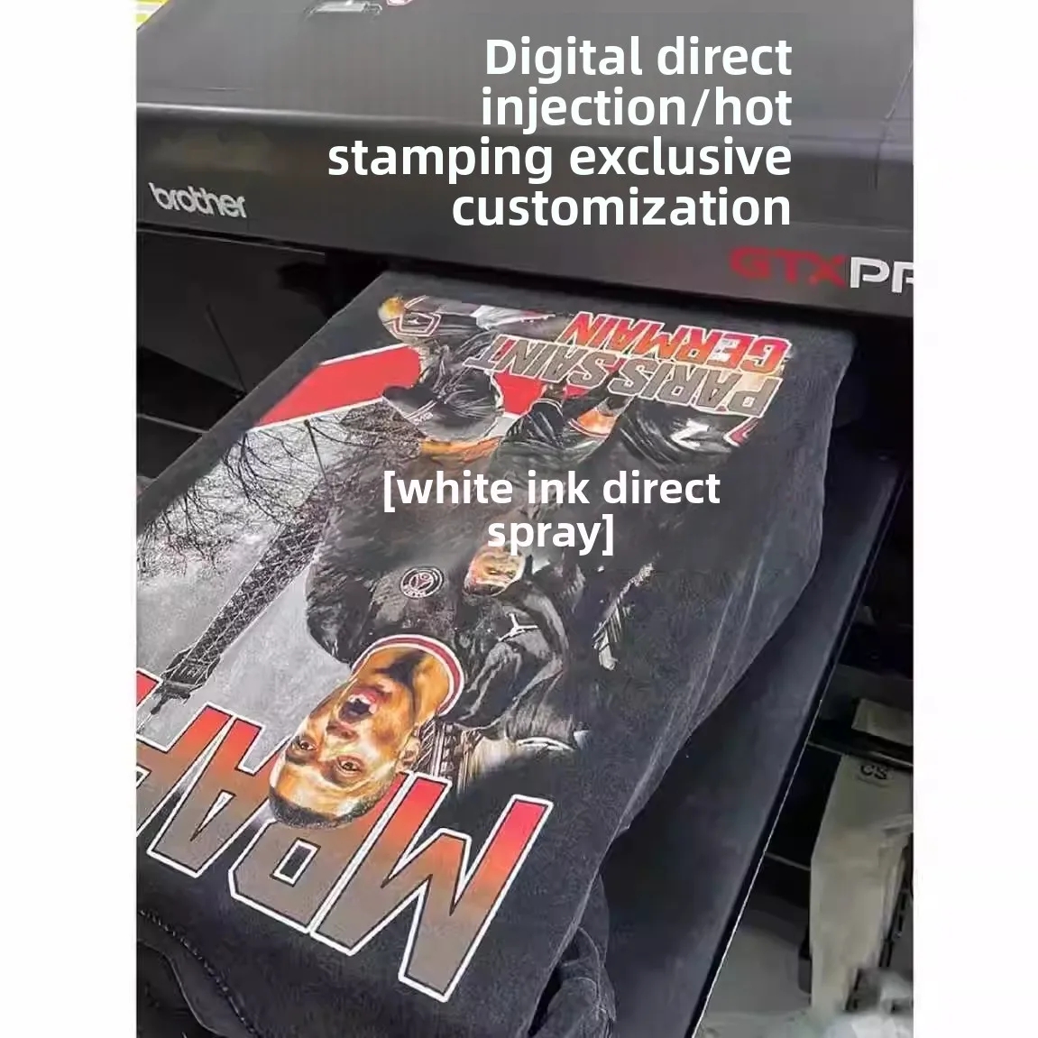 Custom Design DTG Printing Men - Streetwear Brand T Shirt reseña y precio
