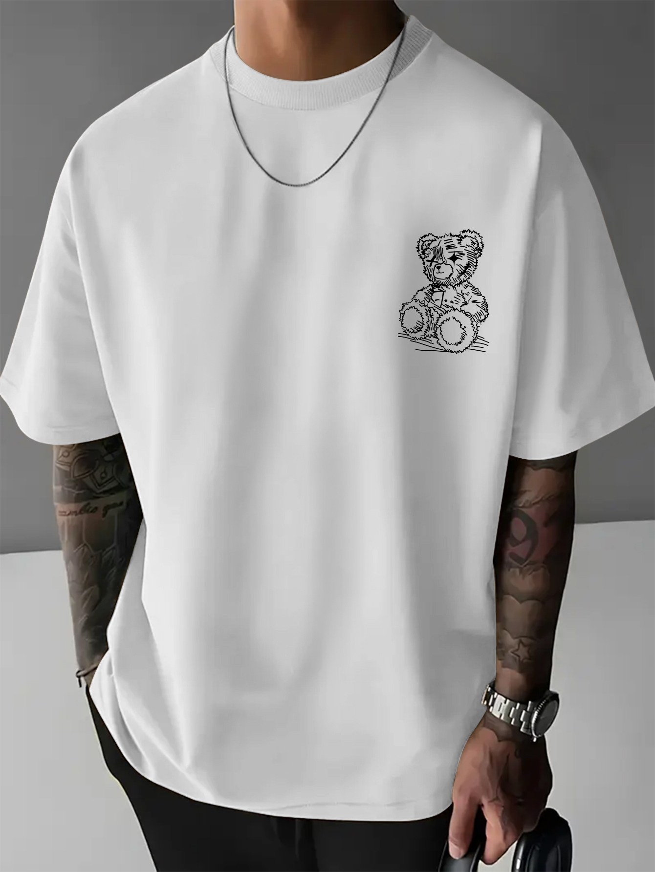 Men's Oversized Streetwear T-s - Streetwear Brand Quotes reseña y precio