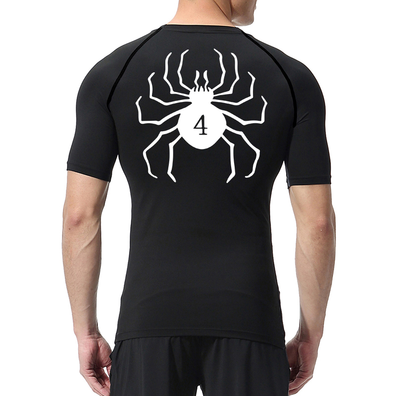 Spider Print Compression Shirt - Streetwear Brand T Shirt reseña y precio