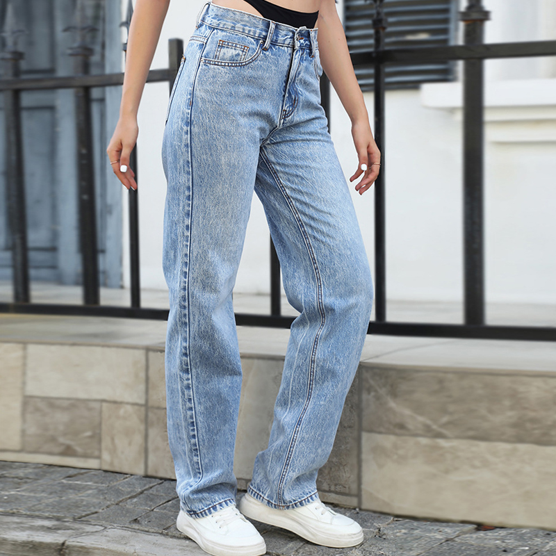 Fake Two-Piece Stitching Strai - Streetwear Outfit Brand reseña y precio