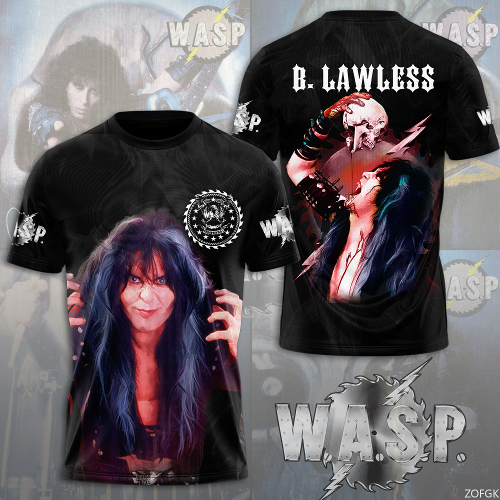 W.A.S.P Rock 3D Printing T-shi - Streetwear Brand T Shirt reseña y precio
