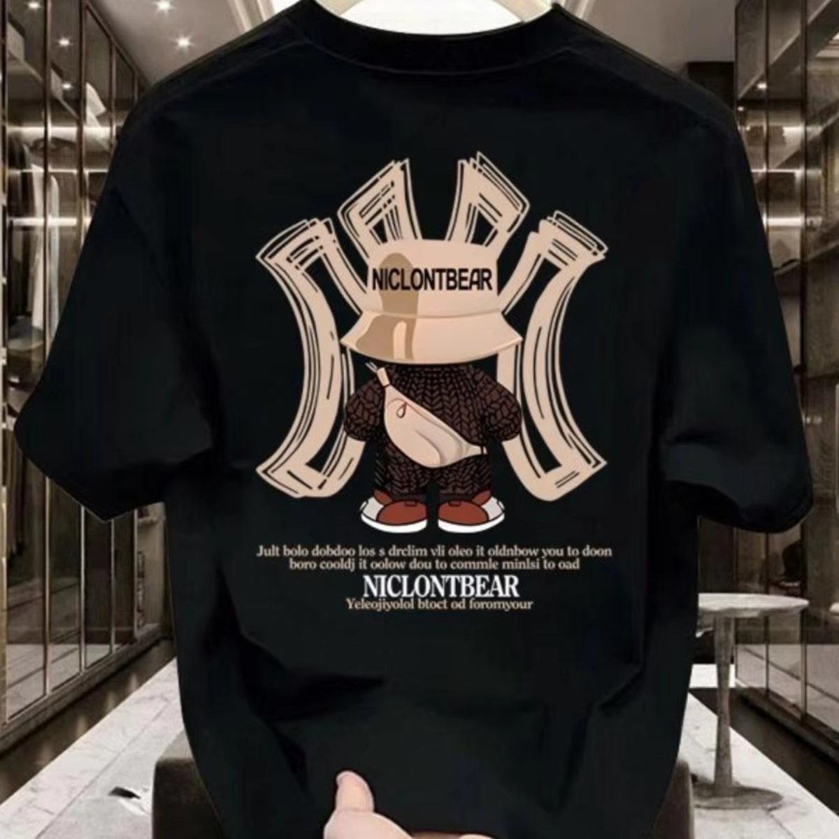 100% pure cotton men's luxurio - Streetwear Clothing Brands reseña y precio