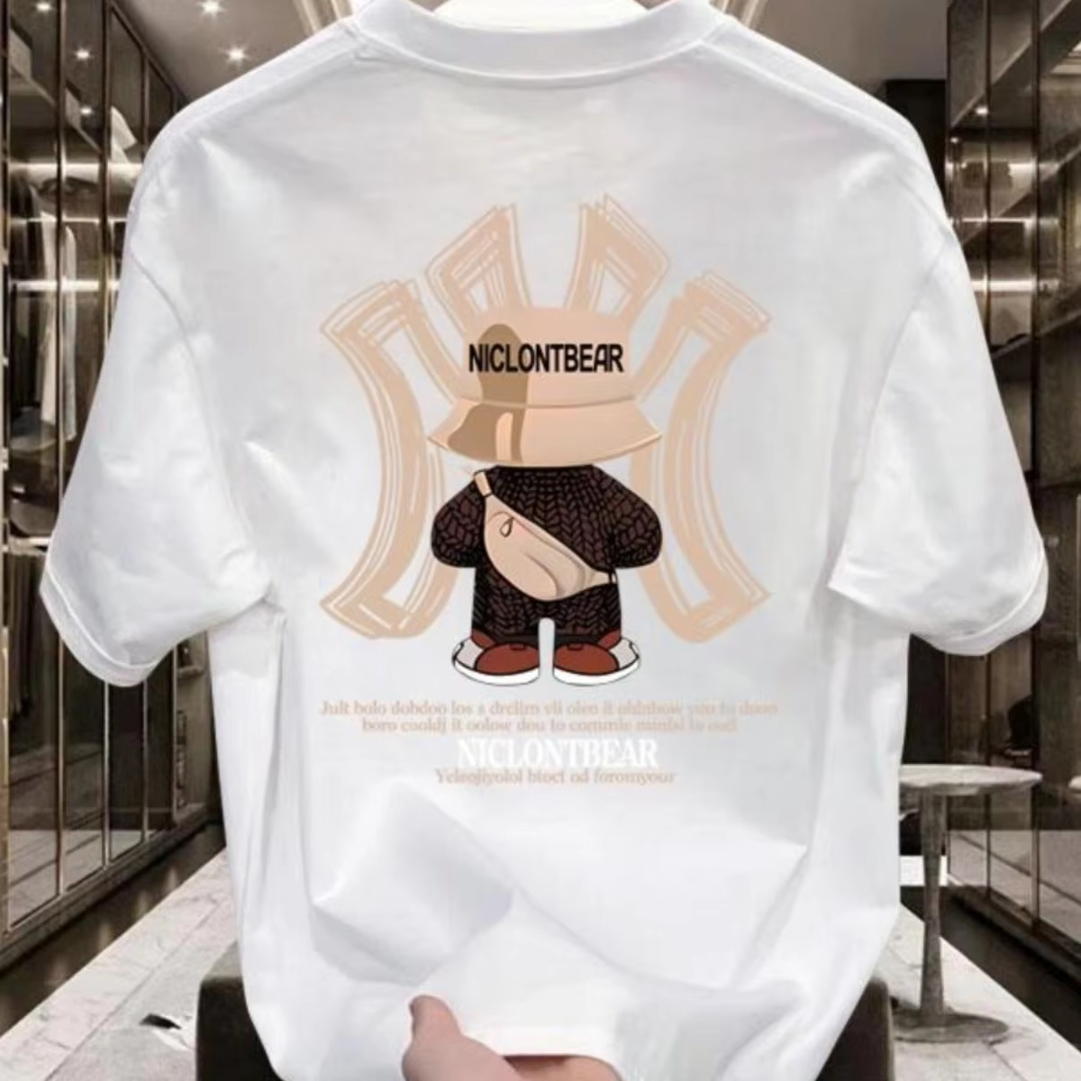 100% pure cotton men's luxurio - Streetwear Clothing Brands reseña y precio